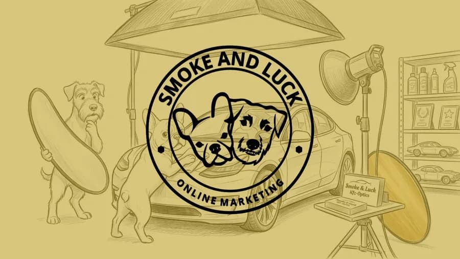 Smokey und Lucky, die Maskottchen von Smoke and Luck